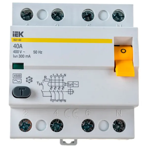 Дифференциальные автоматы IEK MDV10-4-040-100 40 A/ 380 В photo 3 Дифференциальные автоматы IEK MDV10-4-040-100 40 A/ 380 В photo 3