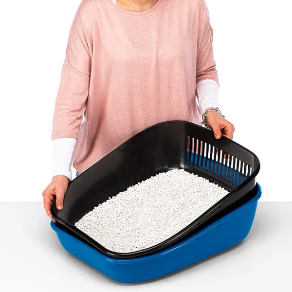 Лоток для кошек Ferplast Birba Открытый/ Blue photo 2 Лоток для кошек Ferplast Birba Открытый/ Blue photo 2