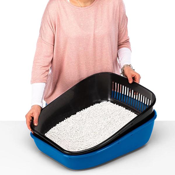 Лоток для кошек Ferplast Birba Открытый/ Blue photo 2 Лоток для кошек Ferplast Birba Открытый/ Blue photo 2
