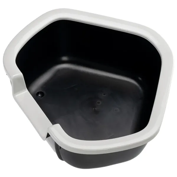 Лоток для кошек Ferplast Dama Углoвой/ Black photo 3 Лоток для кошек Ferplast Dama Углoвой/ Black photo 3