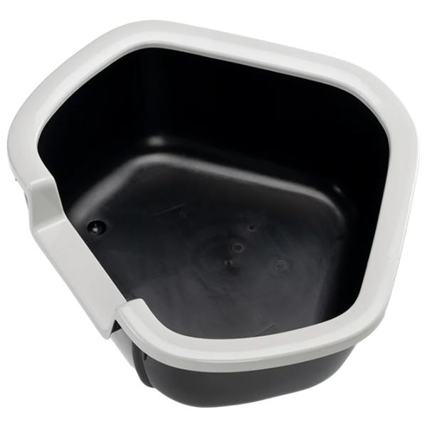 Лоток для кошек Ferplast Dama Углoвой/ Black photo 3 Лоток для кошек Ferplast Dama Углoвой/ Black photo 3