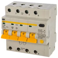 Întrerupătoare diferențiale IEK MAD10-4-063-C-030 63 A/ 400 V