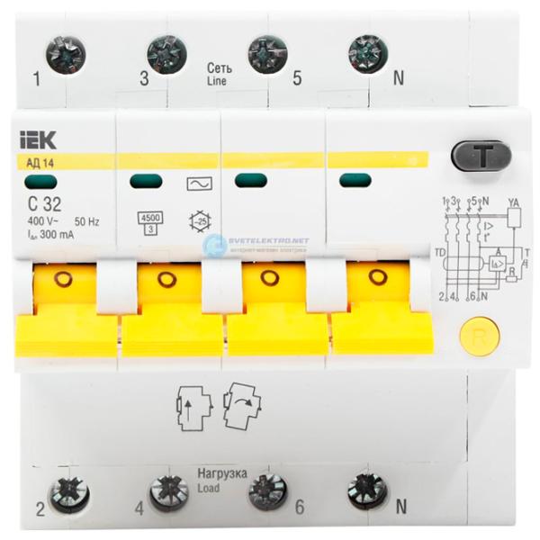 Дифференциальные автоматы IEK MAD10-4-063-C-030 63 A/ 400 В photo 2 Дифференциальные автоматы IEK MAD10-4-063-C-030 63 A/ 400 В photo 2