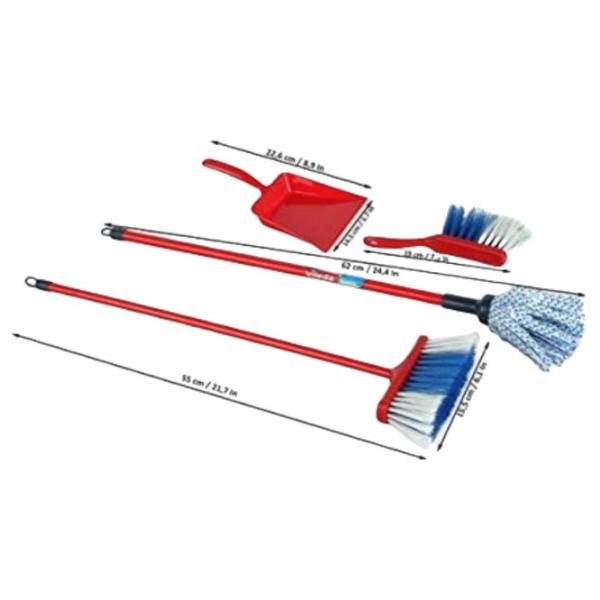Joc de rol KLEIN Toy Vileda Wipe Mop Set 3+/ Set de curățare photo 2