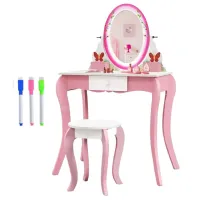 Joc de rol Costway Dressing table for children 3+/ Măsuță