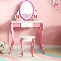 Joc de rol Costway Dressing table for children 3+ / Măsuță photo 4