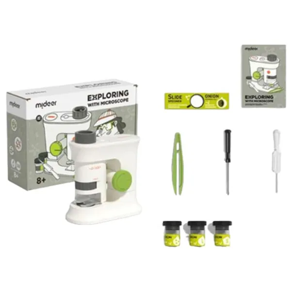Joc de rol Mideer Research microscope with instrument set 8+/ Set pentru experimente științifice photo 2