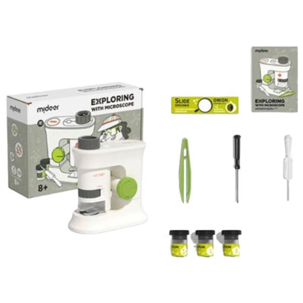 Joc de rol Mideer Research microscope with instrument set 8+/ Set pentru experimente științifice photo 2
