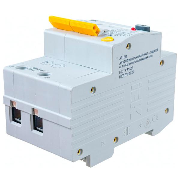 Дифференциальные автоматы IEK MAD10-4-040-C-300 30 A/ 220 В - 400 В photo 2