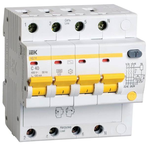 Întrerupătoare diferențiale IEK MAD10-4-040-C-100 40 A/ 220 V - 400 V photo 1 Întrerupătoare diferențiale IEK MAD10-4-040-C-100 40 A/ 220 V - 400 V photo 1