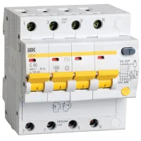 Întrerupătoare diferențiale IEK MAD10-4-040-C-100 40 A/ 220 V - 400 V