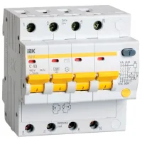 Întrerupătoare diferențiale IEK MAD10-4-040-C-030 40 A/ 400 V