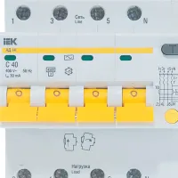 Дифференциальные автоматы IEK MAD10-4-040-C-030 40 A/ 400 В photo 5