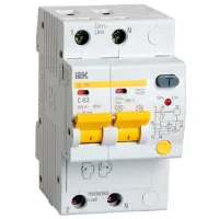 Întrerupătoare diferențiale IEK MDV10-2-016-100 63 A/ 220 V - 230 V