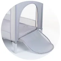 Țarc pentru copii Chipolino Capri (KOSIK2401KO) 0 luni - 3 ani / Gray photo 2
