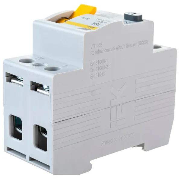 Дифференциальные автоматы IEK MDV10-2-016-010 63 A/ 220 В - 230 В photo 2