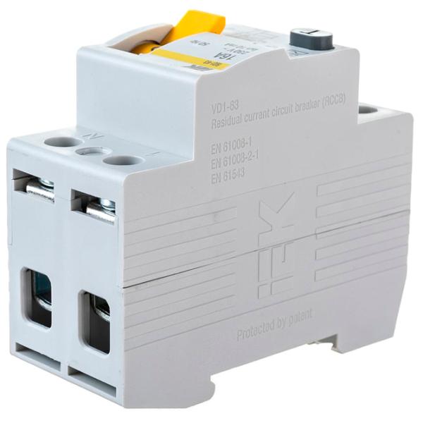 Дифференциальные автоматы IEK MDV10-2-016-010 63 A/ 220 В - 230 В photo 2