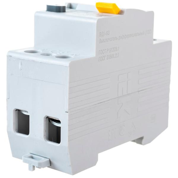 Дифференциальные автоматы IEK MDV10-2-016-010 63 A/ 220 В - 230 В photo 3