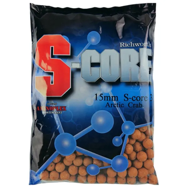 Boilies Richworth S-Core 3 Crab/ 1 kg/ 15 mm photo 1