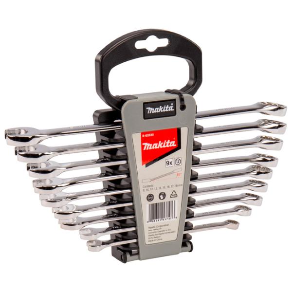 Комбинированный набор ключей Makita B-65539 Количество в наборе: 9 шт. photo 3 Комбинированный набор ключей Makita B-65539 Количество в наборе: 9 шт. photo 3