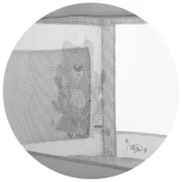 Țarc pentru copii Chipolino Capri (KOSIK02301EB) 0 luni - 3 ani / Black photo 3
