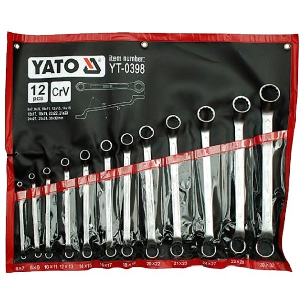 Комбинированный набор ключей Yato YT0398 Количество в наборе: 12 шт. photo 1 Комбинированный набор ключей Yato YT0398 Количество в наборе: 12 шт. photo 1