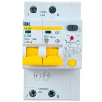 Întrerupătoare diferențiale IEK MAD12-2-050-C-030 50 A/ 220 V - 230 V