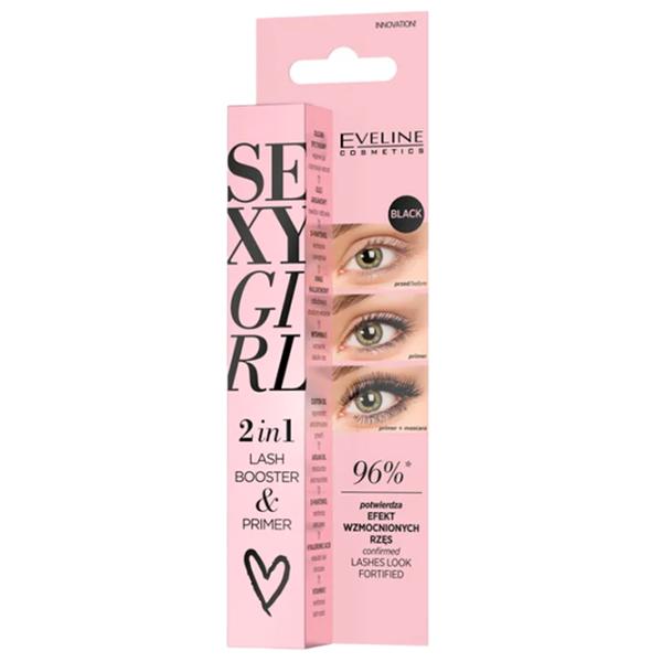 Тушь для ресниц Eveline Cosmetics Serum-primer 10 мл/ Black photo 1