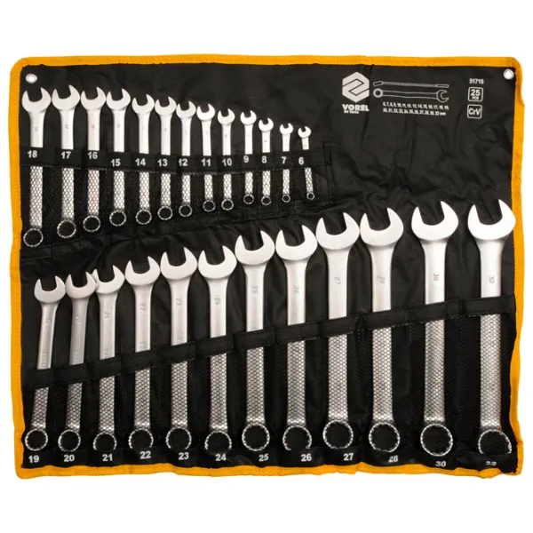 Комбинированный набор ключей Vorel VOR51715 Количество в наборе: 25 шт. photo 1