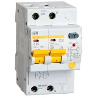 Дифференциальные автоматы IEK MAD12-2-025-C-030 25 A/ 220 В - 230 В photo 3