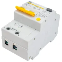 Дифференциальные автоматы IEK MAD12-2-025-C-030 20 A/ 400 В photo 2