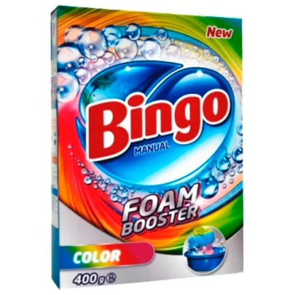 Моющее средство Bingo Foam Booster 0.4 кг  Количество стирок:  photo 2 Моющее средство Bingo Foam Booster 0.4 кг  Количество стирок:  photo 2