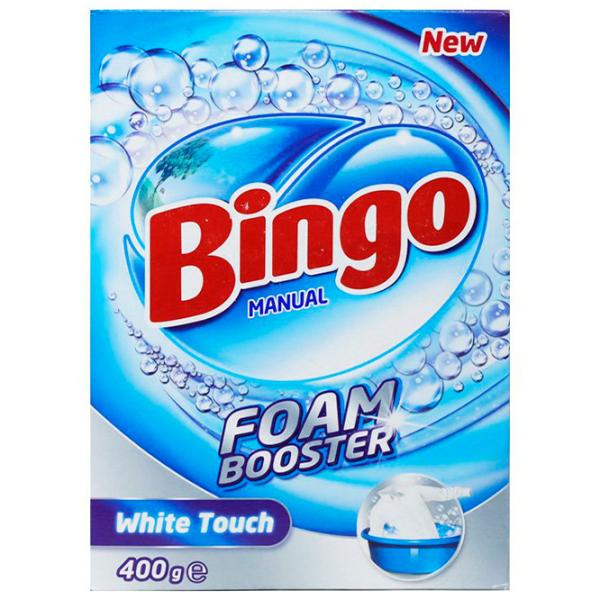 Detergent Bingo White Touch 0.4 kg  Număr spălări:  photo 1 Detergent Bingo White Touch 0.4 kg  Număr spălări:  photo 1