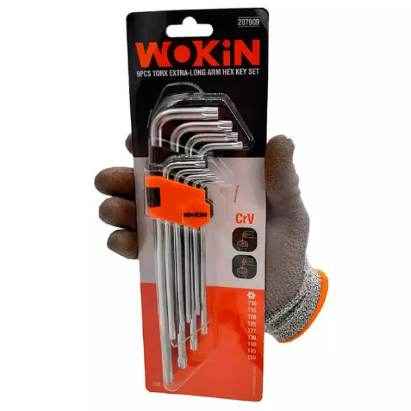 Набор ключей Torx Wokin 207909 Количество в наборе: 9 шт. photo 3
