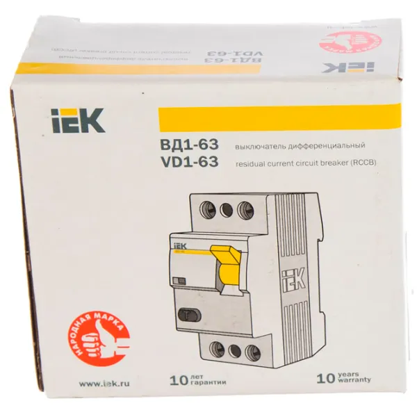 Дифференциальные автоматы IEK MAD12-2-016-C-030 16 A/ 220 В photo 4