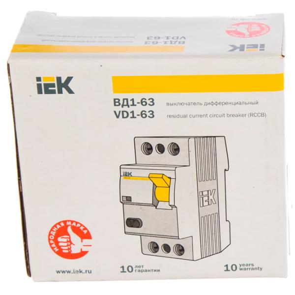 Дифференциальные автоматы IEK MAD12-2-016-C-030 16 A/ 220 В photo 4