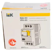 Дифференциальные автоматы IEK MAD12-2-016-C-030 16 A/ 220 В photo 4
