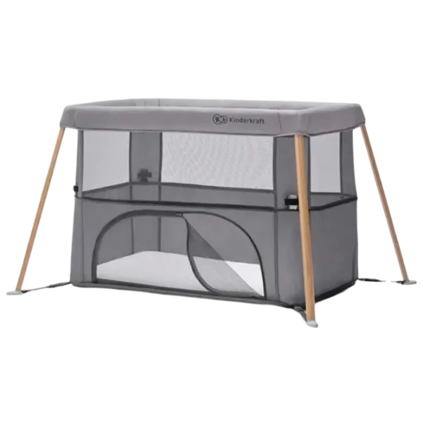 Манеж KinderKraft Movi (KCMOVI00WOD0000) 0 месяцев - 3 года/ Gray photo 1 Манеж KinderKraft Movi (KCMOVI00WOD0000) 0 месяцев - 3 года/ Gray photo 1