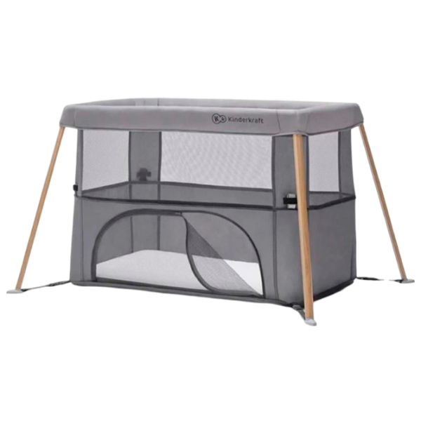 Манеж KinderKraft Movi (KCMOVI00WOD0000) 0 месяцев - 3 года/ Gray photo 1 Манеж KinderKraft Movi (KCMOVI00WOD0000) 0 месяцев - 3 года/ Gray photo 1