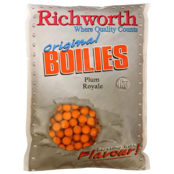 Boilies Richworth Original Boilies Plum/ 1 kg/ 20 mm photo 1