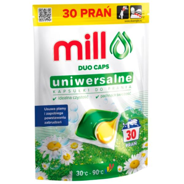 Detergent Mill Duo Caps Universal  Număr spălări: 30 photo 1 Detergent Mill Duo Caps Universal  Număr spălări: 30 photo 1