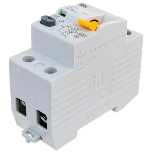 Дифференциальные автоматы IEK MDV10-2-025-100 25 A/ 220 В photo 1