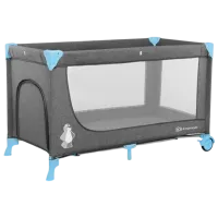 Țarc pentru copii KinderKraft Joy (KKLJOYBLU00000) 0 luni - 3 ani / Gray photo 2