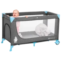 Țarc pentru copii KinderKraft Joy (KKLJOYBLU00000) 0 luni - 3 ani / Gray photo 4