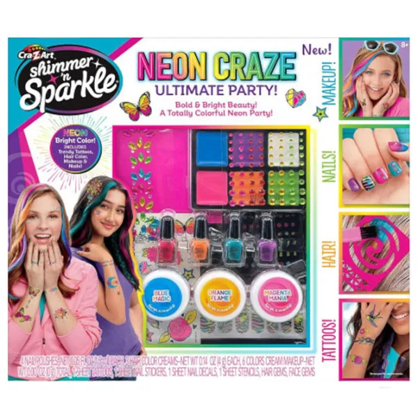 Ролевые игры Cra-Z-Art Girls Glow Craze Ultimate Party Pack 6+/ set de frumusete photo 2 Ролевые игры Cra-Z-Art Girls Glow Craze Ultimate Party Pack 6+/ set de frumusete photo 2
