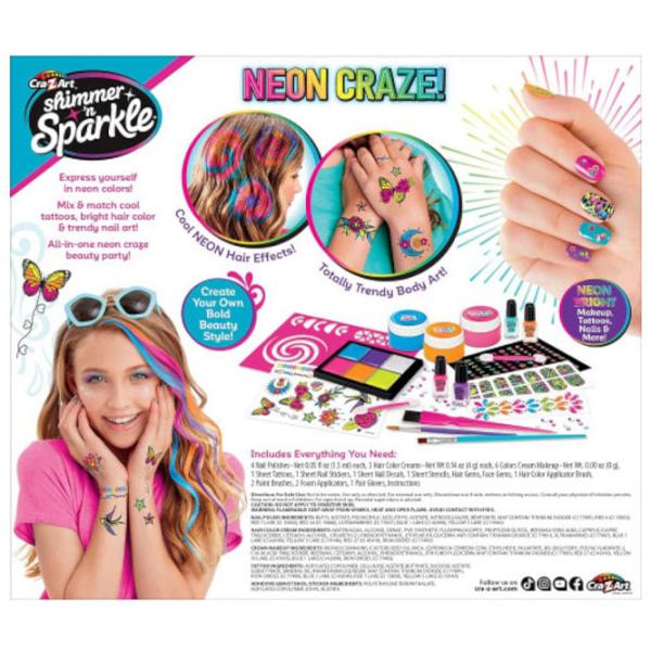 Ролевые игры Cra-Z-Art Girls Glow Craze Ultimate Party Pack 6+/ set de frumusete photo 3 Ролевые игры Cra-Z-Art Girls Glow Craze Ultimate Party Pack 6+/ set de frumusete photo 3