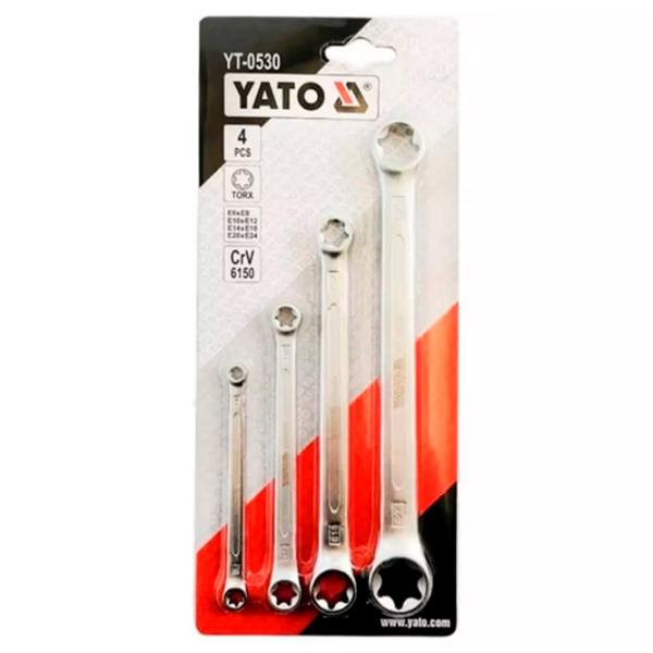 Set chei Torx Yato YT0530 Cantitatea în set: 4 buc. photo 3 Set chei Torx Yato YT0530 Cantitatea în set: 4 buc. photo 3