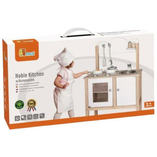 Ролевые игры VIGA Wooden kitchen with accessories 3+/ Кухня photo 3
