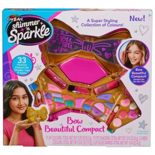 Ролевые игры Cra-Z-Art Set for girls Bow Beauty Compact 6+/ set de frumusete photo 1
