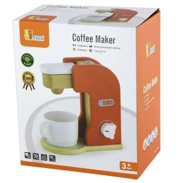 Joc de rol VIGA coffee maker wooden 3+/ Bucătărie photo 2 Joc de rol VIGA coffee maker wooden 3+/ Bucătărie photo 2